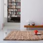 Rocks 70523 Asymmetric Shaggy Rugs by Brink and Campman in Pumpkin