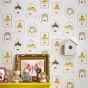 Hello Dolly Wallpaper 111266 by Scion in Sunshine Tangerine Postbox