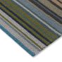 Spectro Stripes Indoor Outdoor Rugs 442108 in Marine Rust