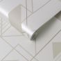 Graphic Parchment Wallpaper 105243 by Graham & Brown in Pearl Neutral