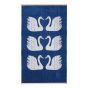 Swim Swan Swam Towels by Scion in Denim Blue