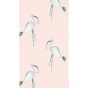 Zanzibar Flamingo Wallpaper 111999 by Scion in Blush Pink