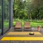 Habitat Festival Stripe Indoor Outdoor Rug 496516 by Brink & Campman in Yellow