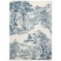 Landscape Toile 162608 Rugs by Ted Baker in Light Blue