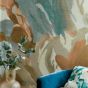 Foresta Wallpaper 113001 by Harlequin in Baked Terracotta Cerulean