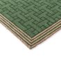 T Monogram Indoor Outdoor Rug 455807 by Ted Baker in Jade Green