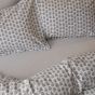 Rae Leaf Fitted Sheet By Murmur in Heather Grey