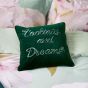 Cocktails And Dreams Cushion by Ted Baker in Forest Green