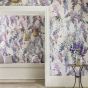 Wisteria Falls Wallpaper Panel B 216297 by Sanderson in Lilac Purple