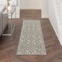 Cozumel CZM04 Indoor Outdoor Modern Hallway Runner Rugs in Cream Grey