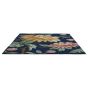 Midnight Garden Indoor Outdoor 438805 Rugs by Wedgwood in Navy