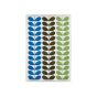 Trio Stem Riviera Towel in Multi by Orla Kiely