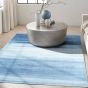 Calvin Klein LDR01 CK031 Launder Washable Rugs in Aqua Blue