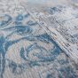 Louis De Poortere Vintage Patchwork Designer Rugs 8981 Bruges Blue