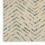 Colorado CLR02 Linear Wool Runner Rug by Nourison in Ivory Green