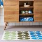 Trio Stem Riviera Bath Mat in Multi by Orla Kiely