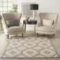 Cozumel CZM02 Indoor Outdoor Geometric Rugs in Cream