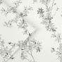 Forsythia Botanical Wallpaper 113349 by Laura Ashley in Steel Grey