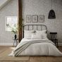 Pure Linen Cotton Plain Dye Bedding by Morris & Co in Silver Grey