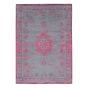 Louis De Poortere Traditional Fading World Medallion Designer Rugs 8261 Pink Flash