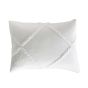 Chenille Lattice Bedding and Pillowcase By Peri Home in White