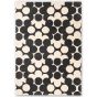 Puzzle Flower Wool Rugs 060905 in Slate By Designer Orla Kiely