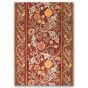 Wilhelmina Floral Rugs 127400 in Russet by William Morris