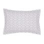 Rae Organic Cotton Leaf Bedding and Pillowcase By Murmur in Heather Grey