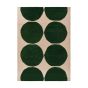 Isot Kivet Wool Geometric Rugs 132507 by Marimekko in Green