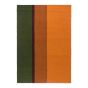 Habitat Festival Stripe Indoor Outdoor Rug 496513 by Brink & Campman in Orange