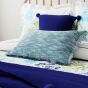 Budding Brights Minnie Cushion by Helena Springfield in Turquoise Blue