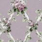 Elwyn Floral Wallpaper 115266 by Laura Ashley in Grape Purple