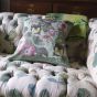 Botany Floral Cushion in Sage Green by John Derian