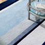 Eaton Striped 081008 Rug by Laura Ashley in Seaspray Blue