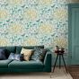 Summer Border Wallpaper 120387 by Clarissa Hulse in Verdigris Green