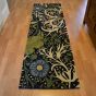 Seaweed Hallway Runner Rugs in 28008 Ink by William Morris