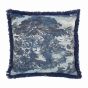 Landscape Toile Cushion by Ted Baker in Navy Blue