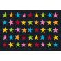 Stars Washable Floor Mats in Multicolour