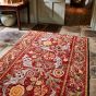 Wilhelmina Floral Rugs 127400 in Russet by William Morris