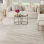 Brushstrokes BSK04 Stripe Rug by Nourison in Beige Silver