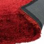 Plush Shaggy Rugs in Red