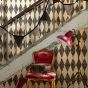 Tortola Wallpaper W0087 01 by Clarke and Clarke in Charcoal Grey