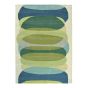 Elliptic Contemporary Wool Rugs 140307 Emerald Green by Harlequin