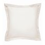 Plain Square Oxford Pillowcase By Bedeck of Belfast in Cashmere Cream