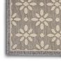 Cozumel CZM03 Indoor Outdoor floral Rugs in Grey