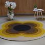 Sunflower Rugs 60006 in Yellow by Orla Kiely