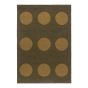 Habitat Festival Dots Indoor Outdoor Rug 495817 by Brink & Campman in Olive Green