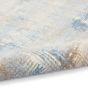 Calvin Klein Rush Designer Abstract Rugs CK951 Blue Beige