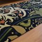 Seaweed Hallway Runner Rugs in 28008 Ink by William Morris