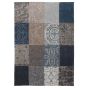 Louis De Poortere Rugs Vintage Multi 8108 Denim Blue